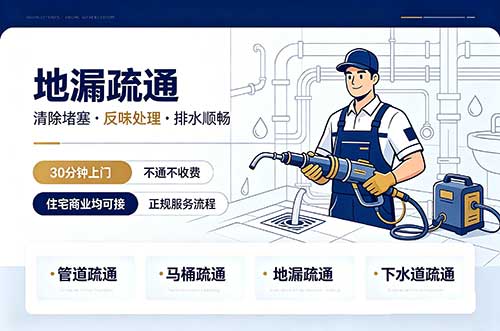 恩施地漏疏通