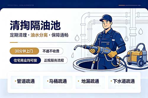 恩施清掏隔油池